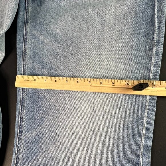 American Eagle Jeans Women's 38x32* High Rise Baggy Dad Light Blue Denim Tag 18R - Picture 13 of 16